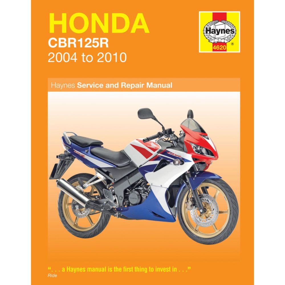 Korjausopas CBR 125 R  04-07 englanninkielinen