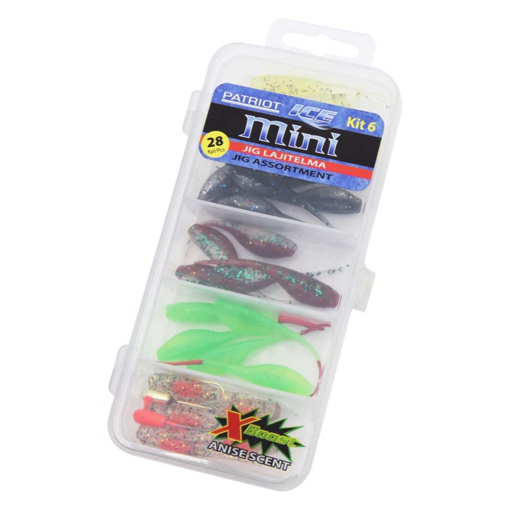 Patriot Ice Mini pilkkijigilajitelma 28 kpl
