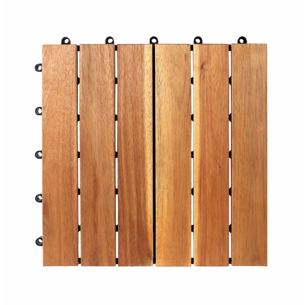 Mag-Pro Garden terassilaatta akaasiapuu 30x30 cm 9 kpl