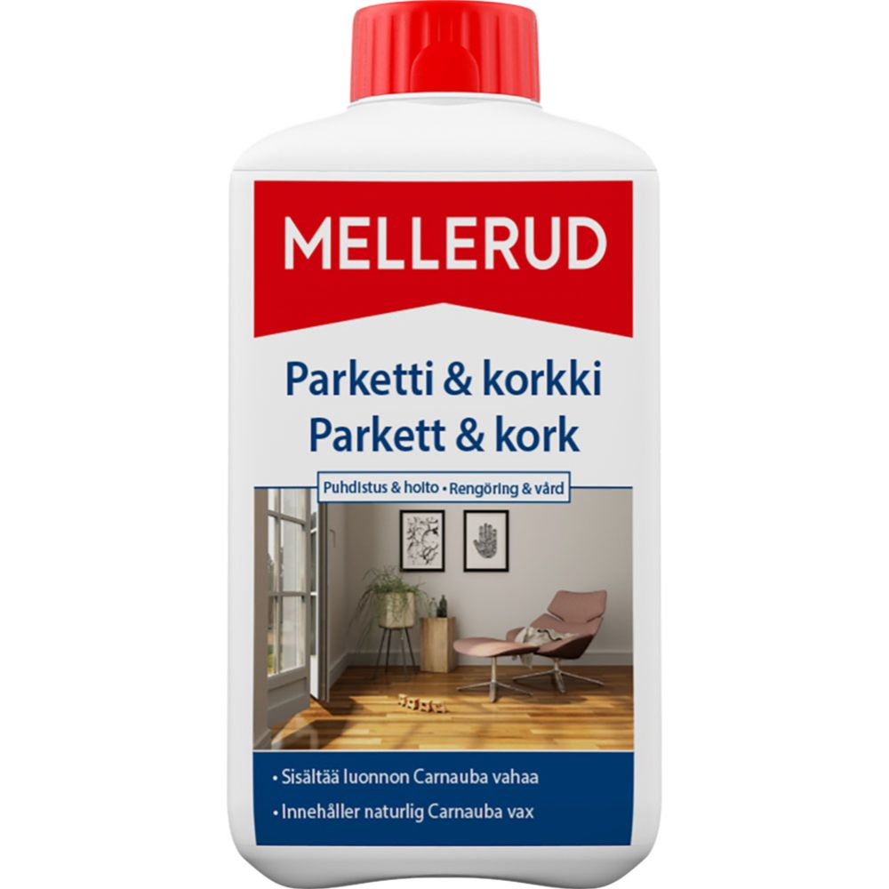 Mellerud parketi ja korkpõrandate puhastus- ja hooldusvahend 1 l