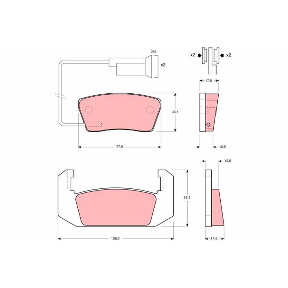 Piduriklotside komplekt 97-22979
