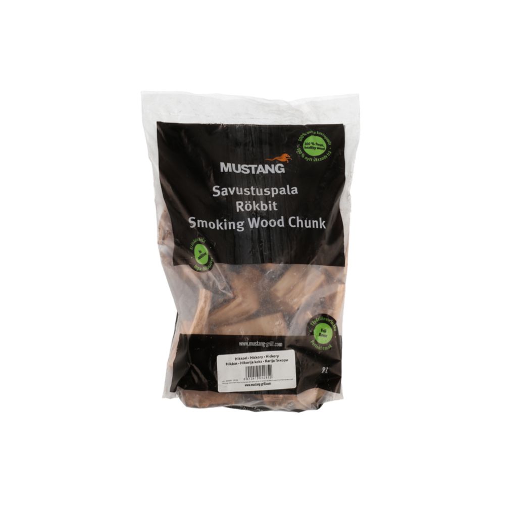 Mustang rökbitar hickory 8 L