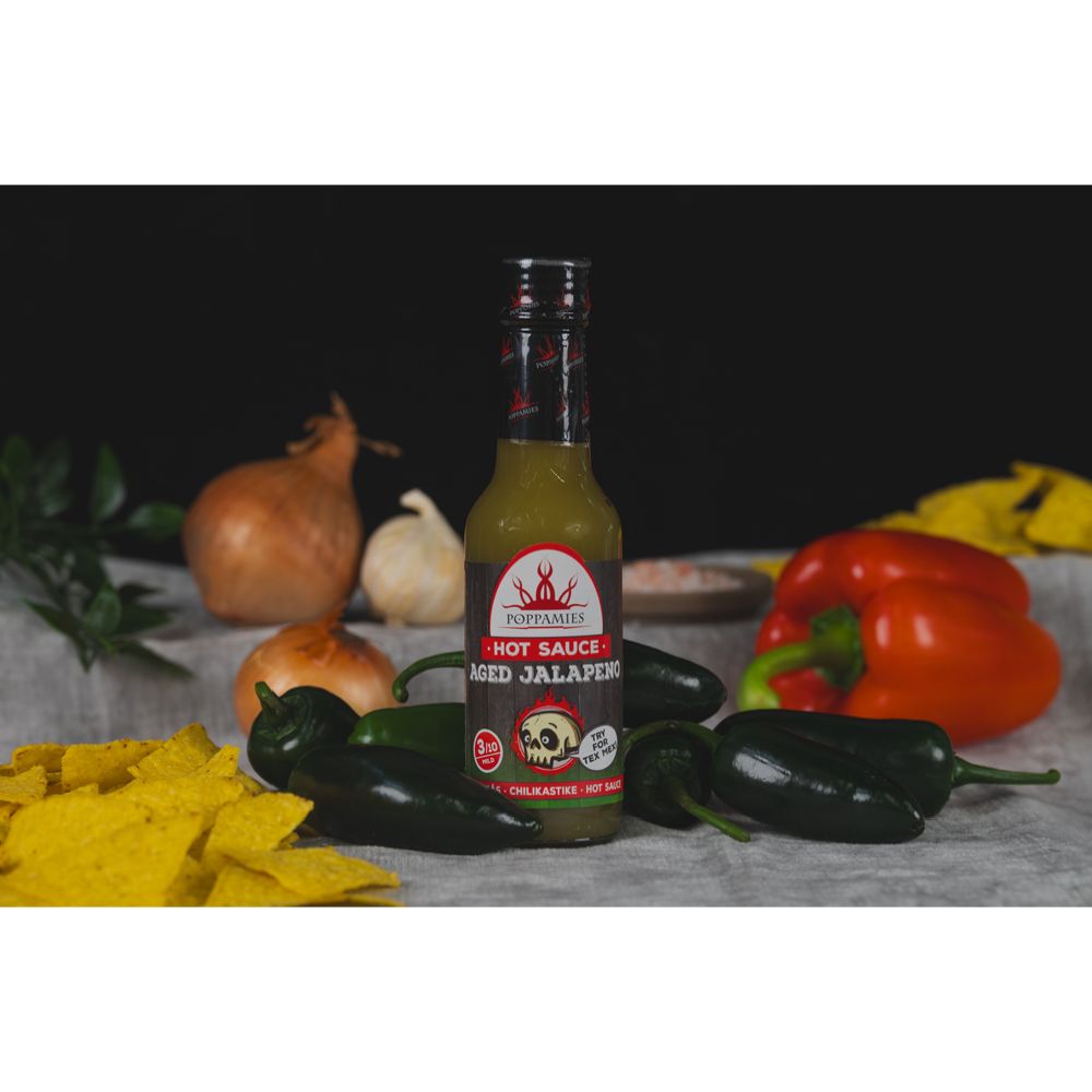 Poppamies Hot Sauce Aged Jalapeno chilisås 150 ml