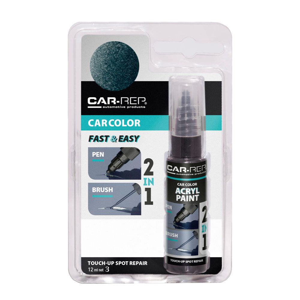 CAR-REP Touch-up reparationspenna 12 ml 126015 Green metallic