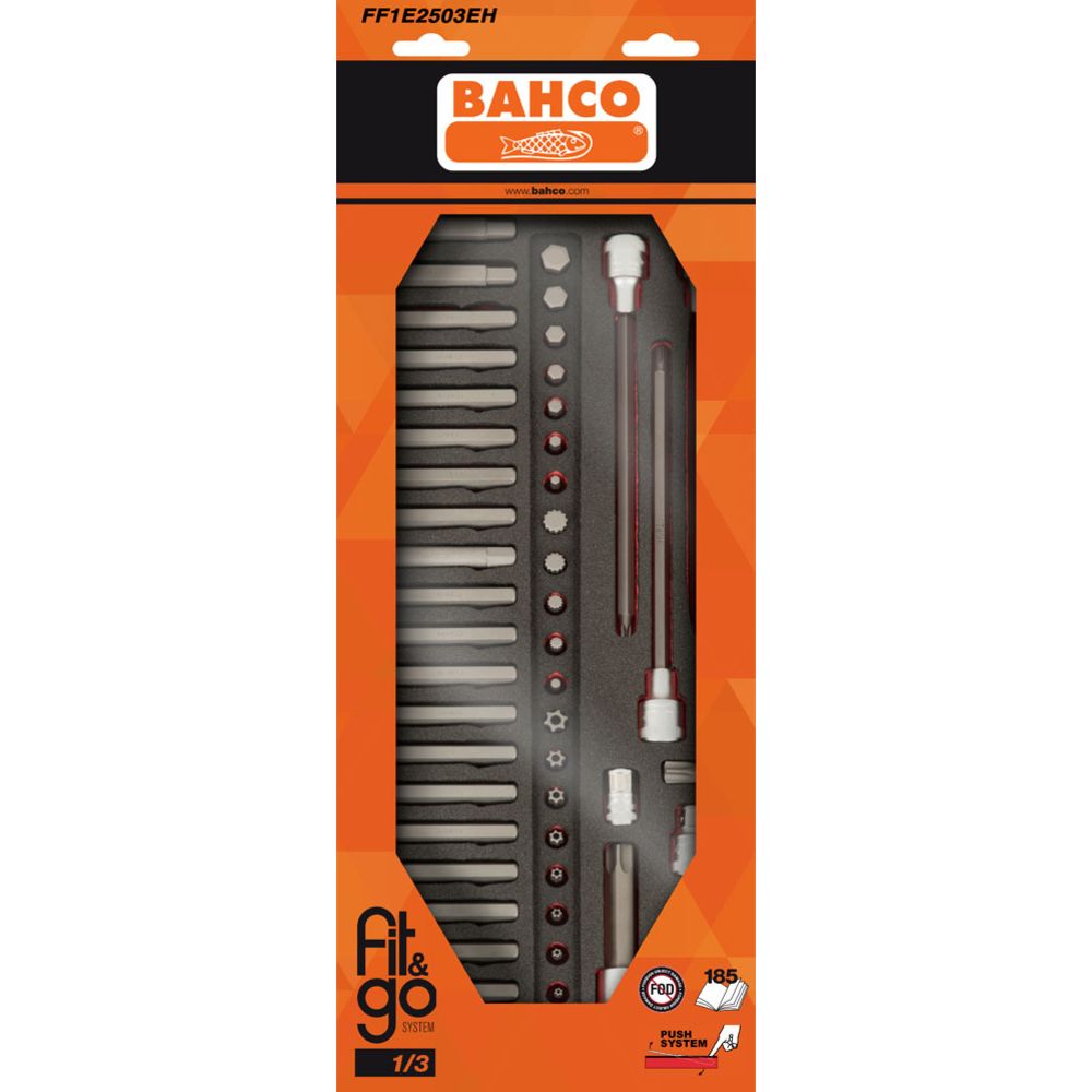 Bahco FF1E2503EH bitssats till verktygsvagn