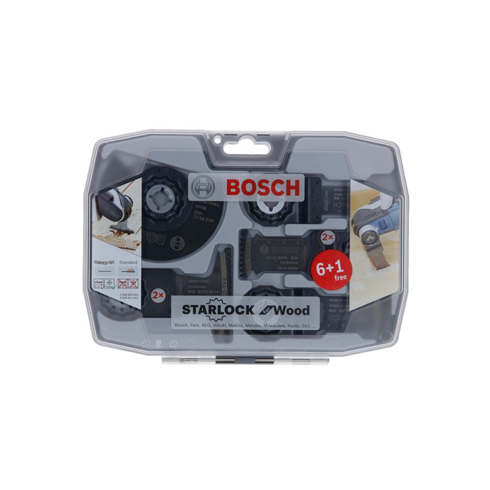 Bosch Starlock-sarja puulle 7 osaa