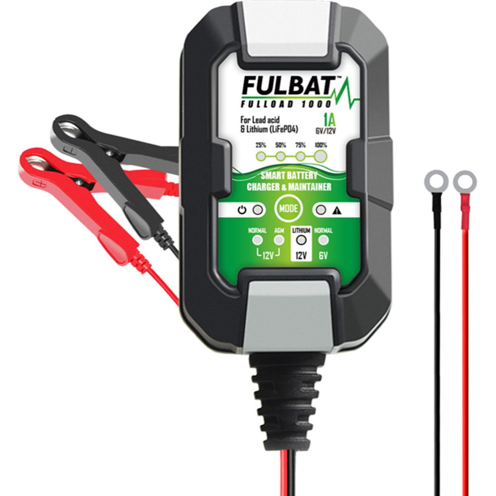 Fulbat Fulload 1000 mootorratta akulaadija, 6/12 V, 3—20 Ah