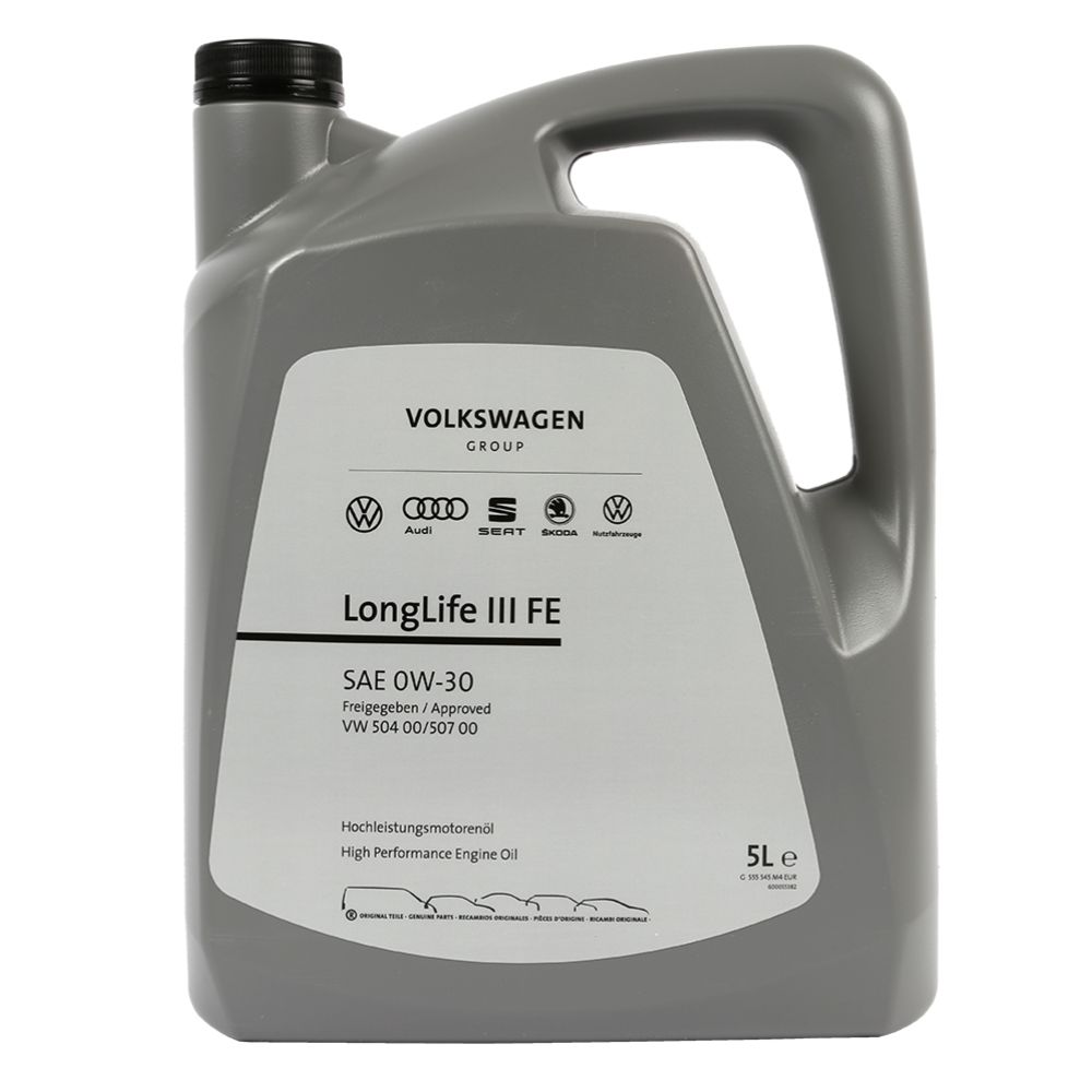 VAG LongLife III FE 0W-30 VW 504 00/507 00 motorolja 5 l