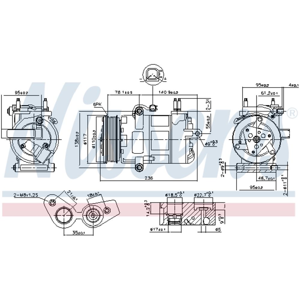 Ilmastointilaitteen kompressori 30-05007