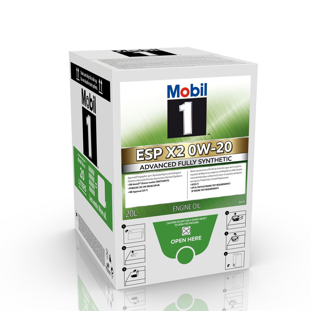 MOBIL 1 ESP x2 0W-20 - bag-in-box 20 L