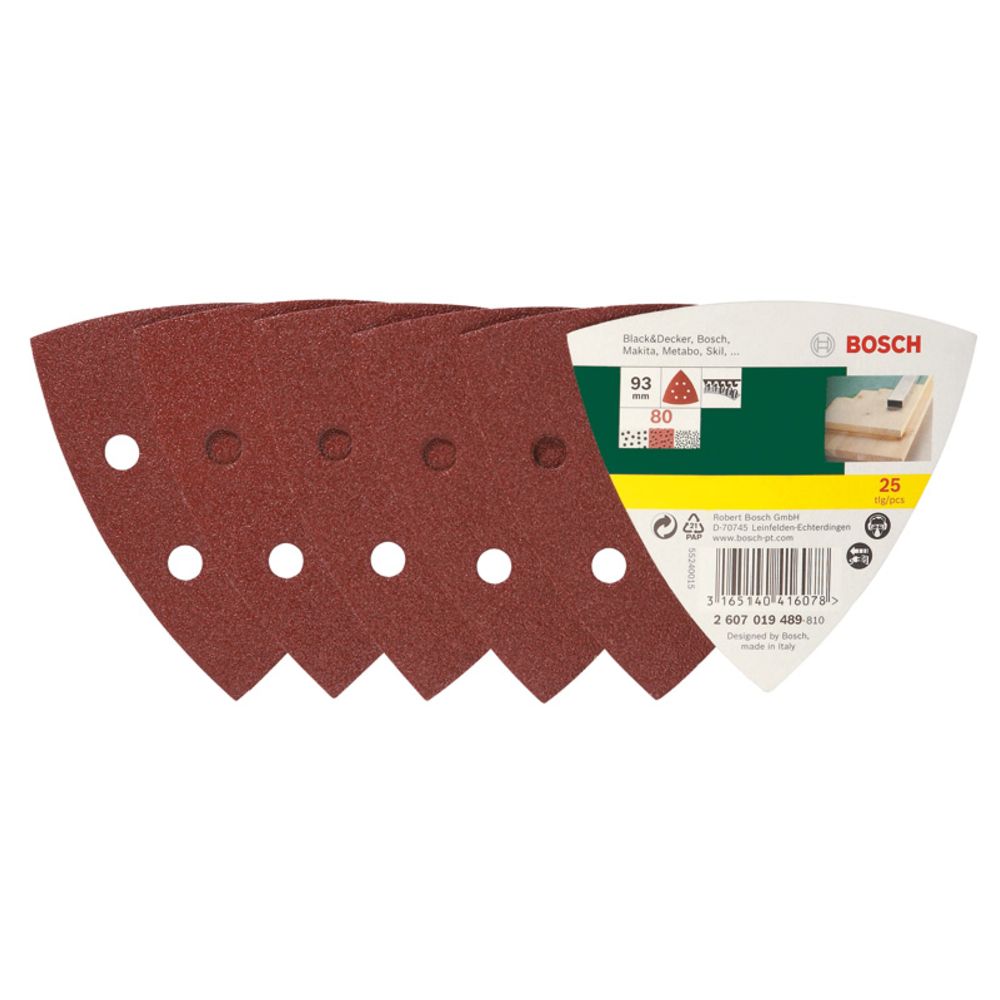 Bosch lihvkolmnurk 93 mm G80 25 tk