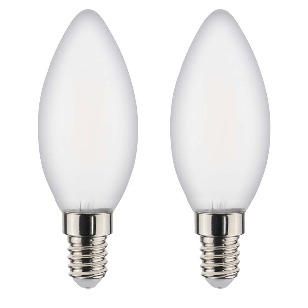 Airam LED kynttilälamppu E14 4,5W 2700K 470 lm 2 kpl