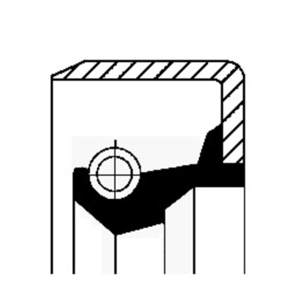 Oljetätningsring, differential 27-9565