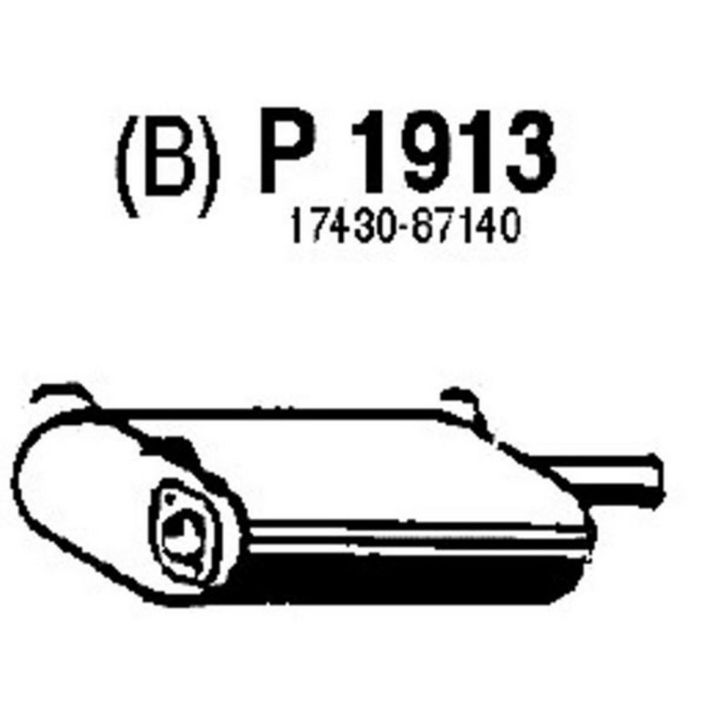 Takaäänenvaimentaja 14-1913