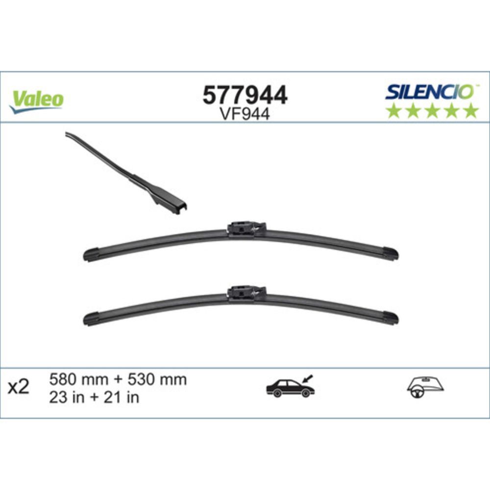 Valeo X-trm VF944 torkarblad 2 st. 58 + 53 cm