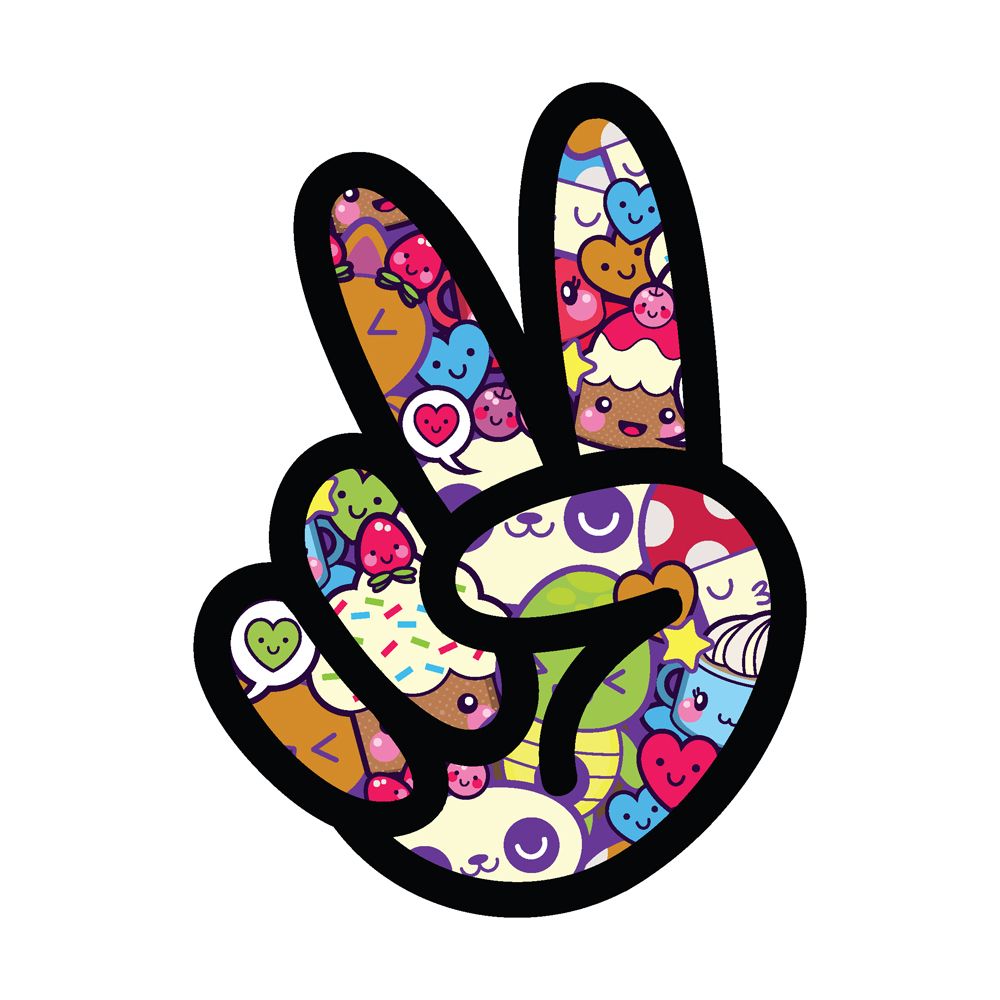 Kleebis Pimp Ur Ride Peace Sticker