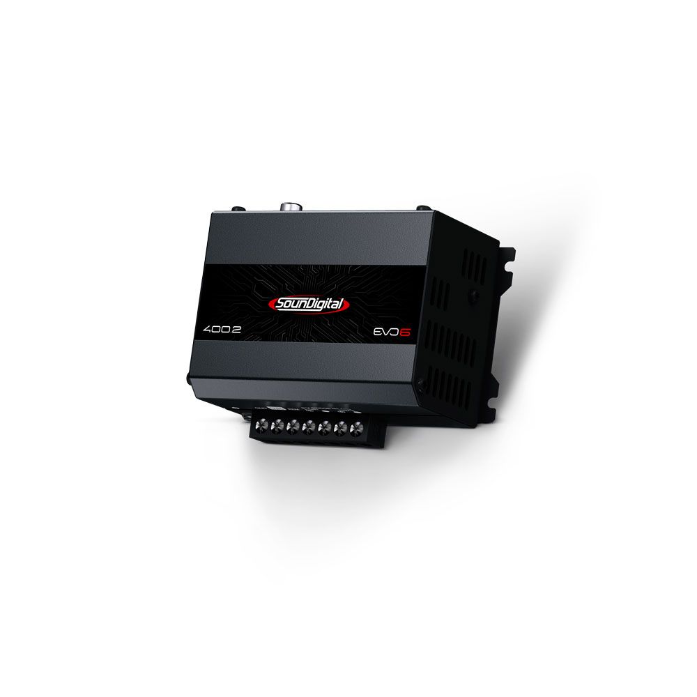 SounDigital 400.2 EVO 6 - 4 Ohm 2-kanals förstärkare