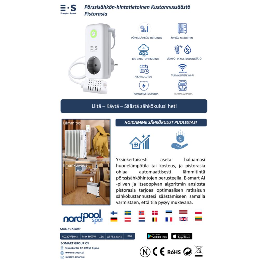 ES EnergySmart - smart eluttag