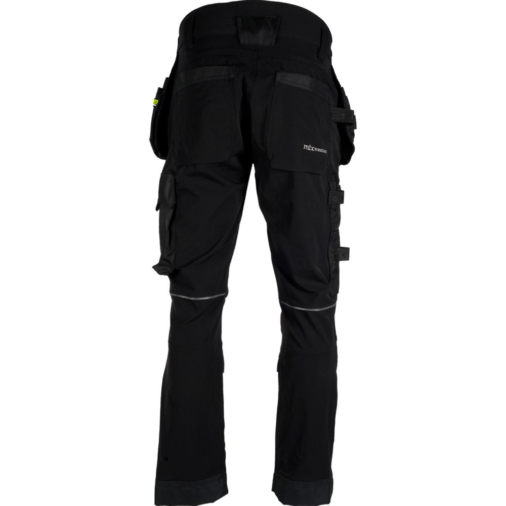 MTX Workgear työhousut 4-way stretch musta