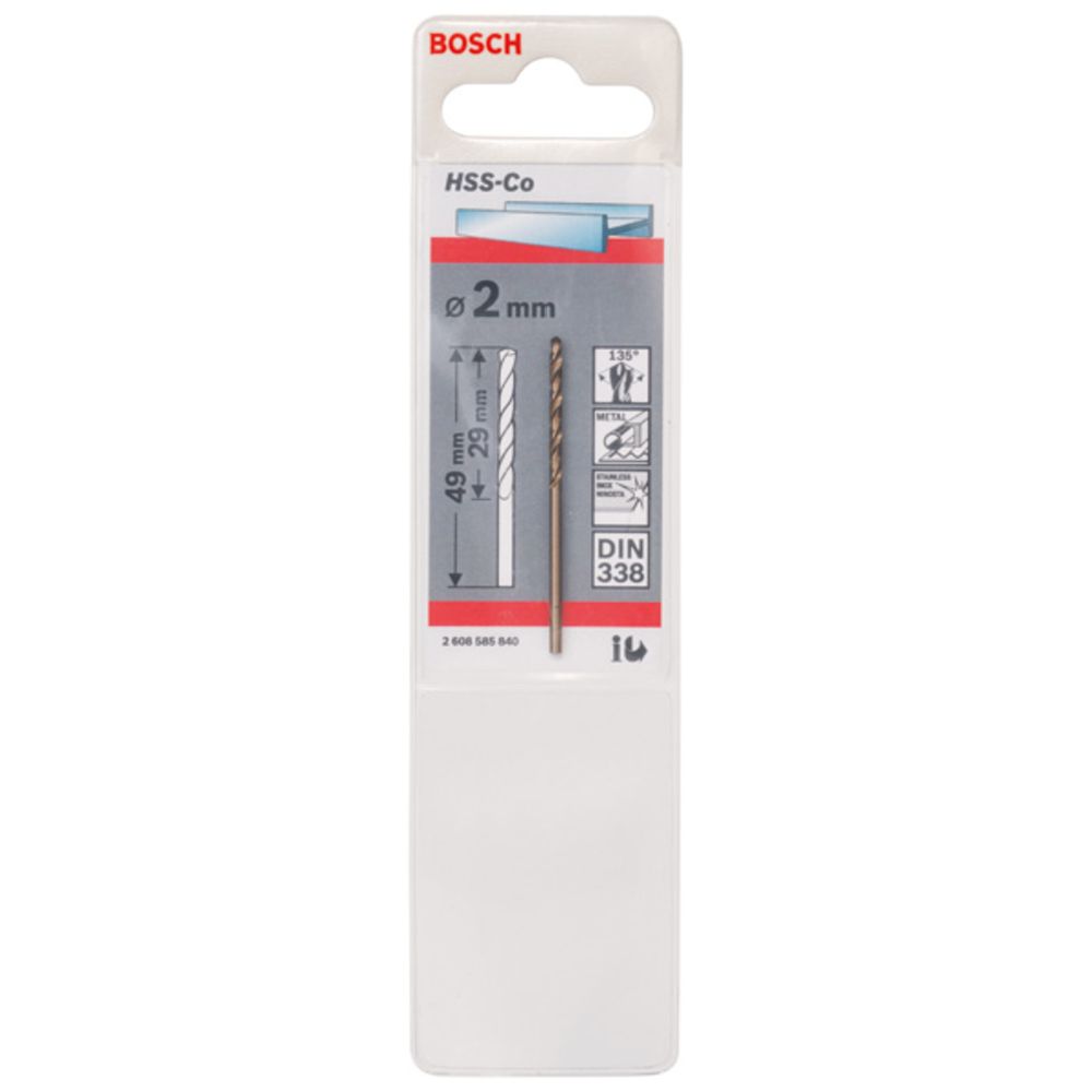 Bosch HSS-Cobolt puur 2,0 mm