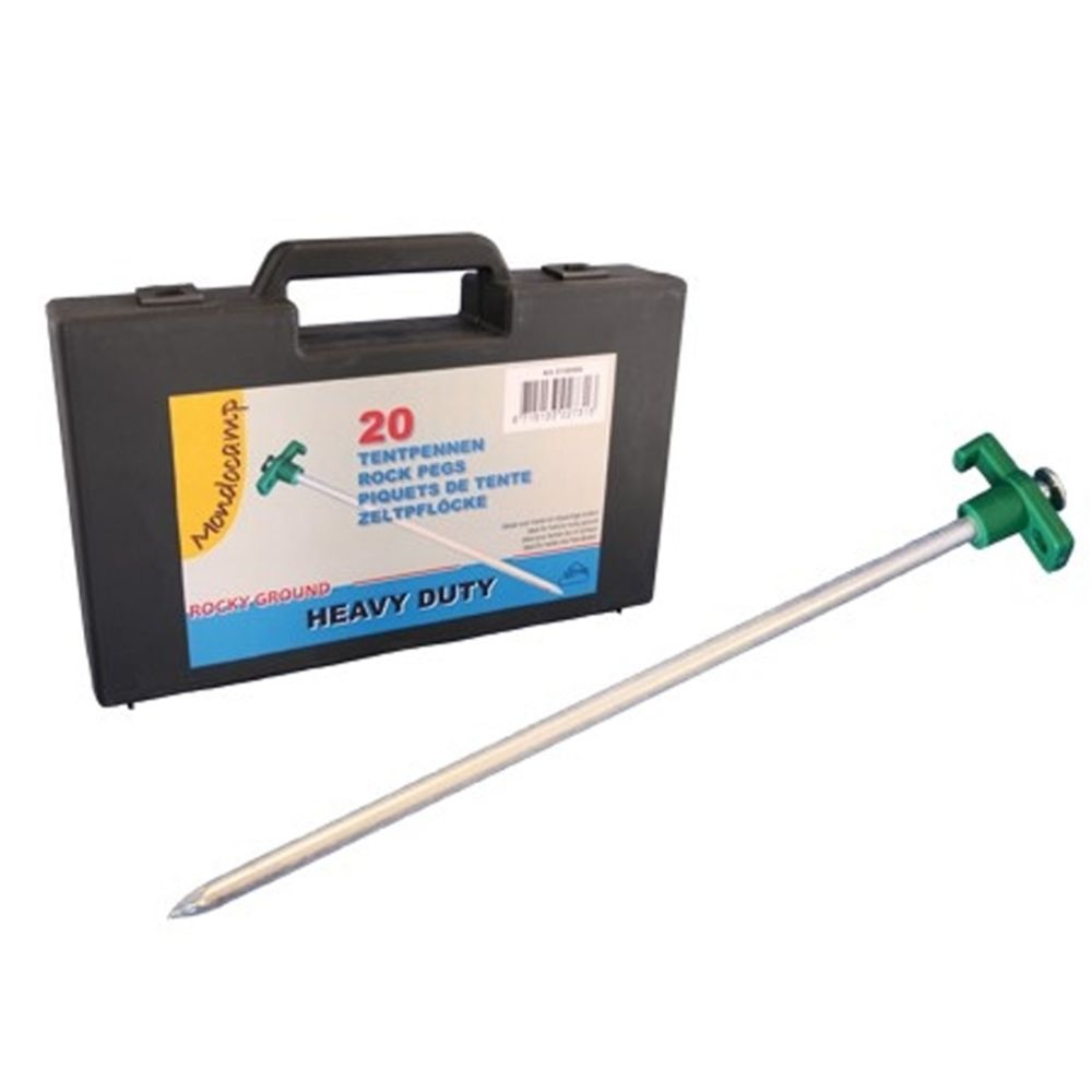 HD-tältkilar i förvaringsväska 20 st.