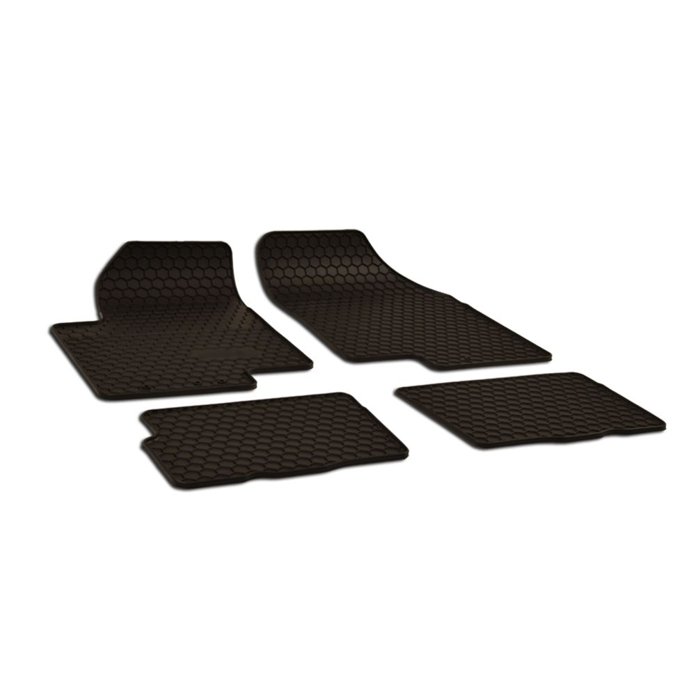 Kummimattide komplekt, Kia Soul, 2009—2014, must