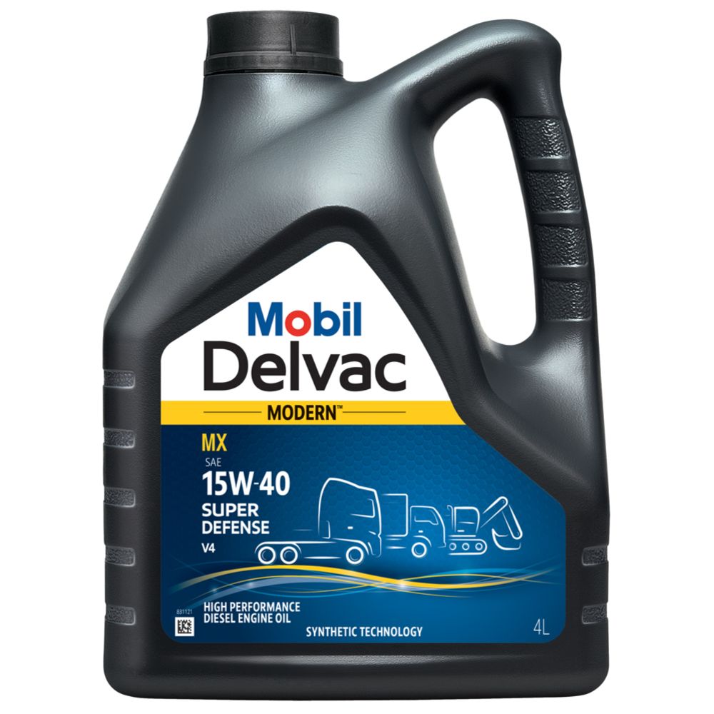 Mobil Delvac Modern 15W-40 Super Defence 4 l moottoriöljy