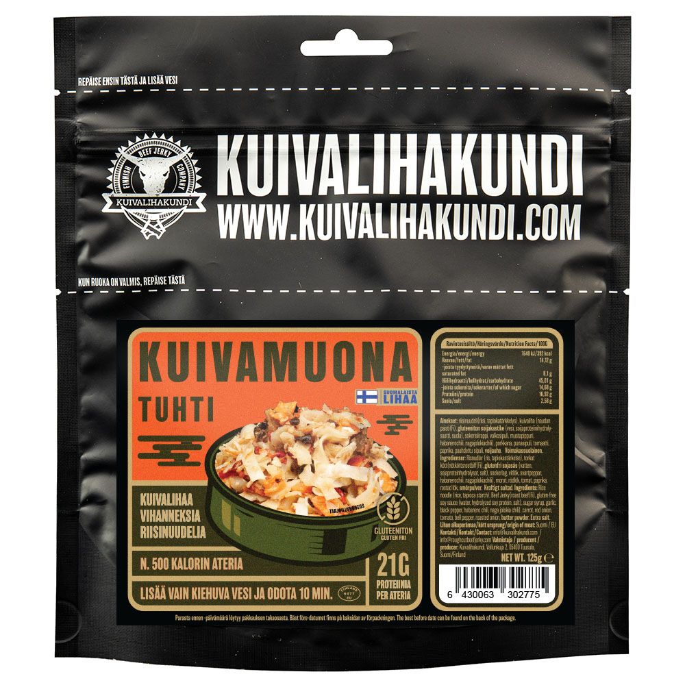 Kuivalihakundi Kuivamuona Tuhti 125 g