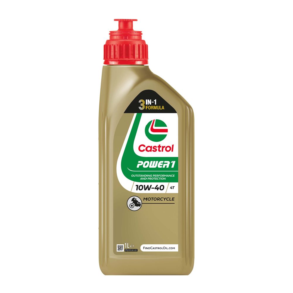 Castrol Power 1 10W-40 sünteetiline mootorratta mootoriõli, 1 l
