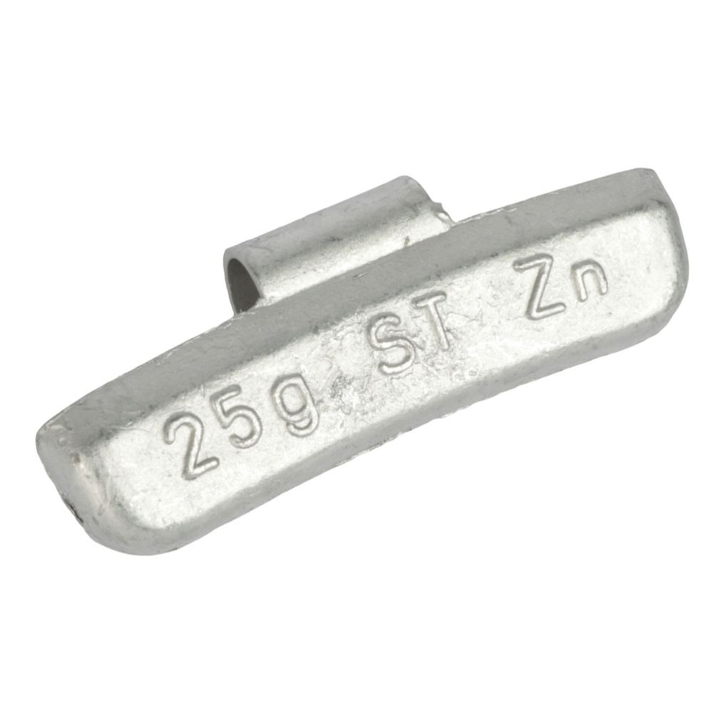 Italmatic päällystetty lyöntipaino alumiinivanteelle 25 g (Zn), 100 kpl