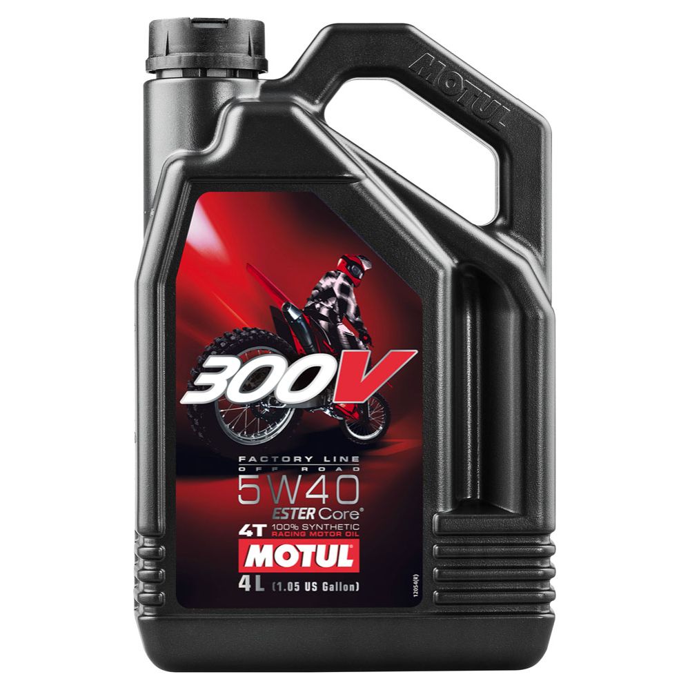 Motul 300V Factory Line Off-Road 5W-40 4T täyssynteettinen 4L