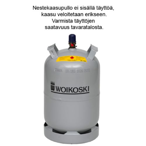 Woikoski nestekaasu 11 kg KUORI (teräspullo, painoventtiili) | Motonet Oy