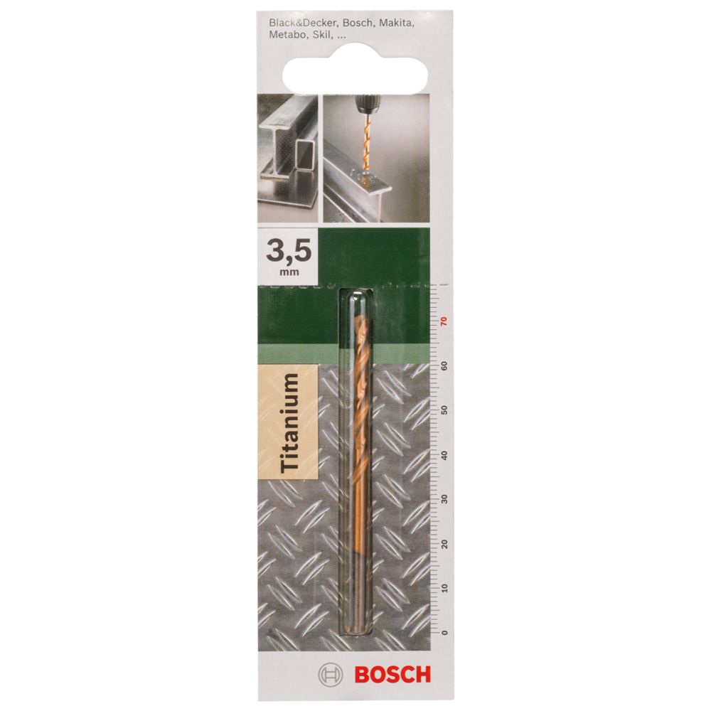 Bosch metallipuur HSS-TiN DIN 338