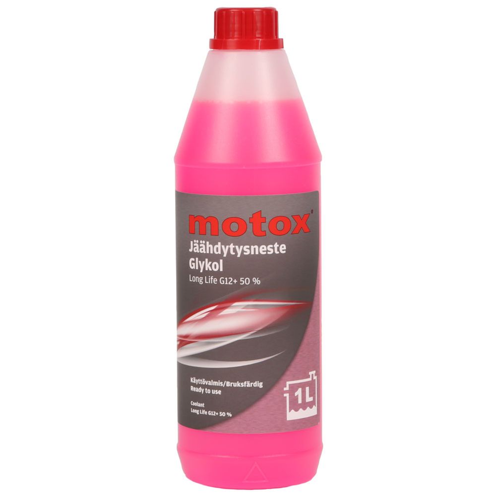 Motox -36°C Long life G12+ punane jahutusvedelik, 1 l