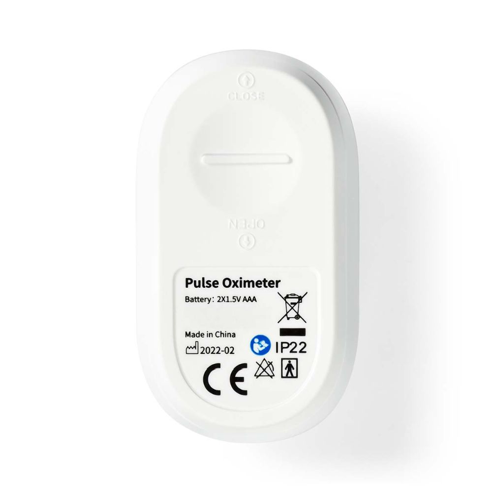 Nedis SmartLife pulsoximeter med OLED-display