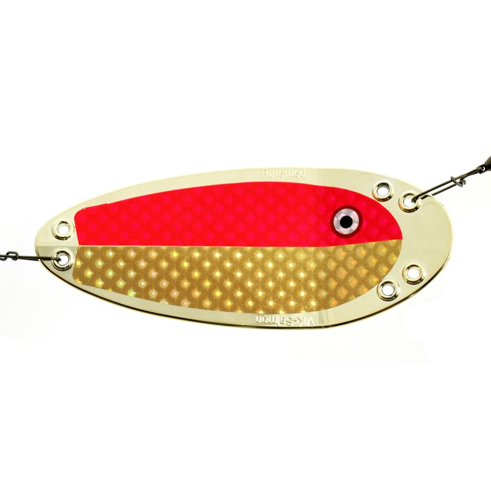VK-Salmon Flasher houkutuslevy 20 cm Gold 007