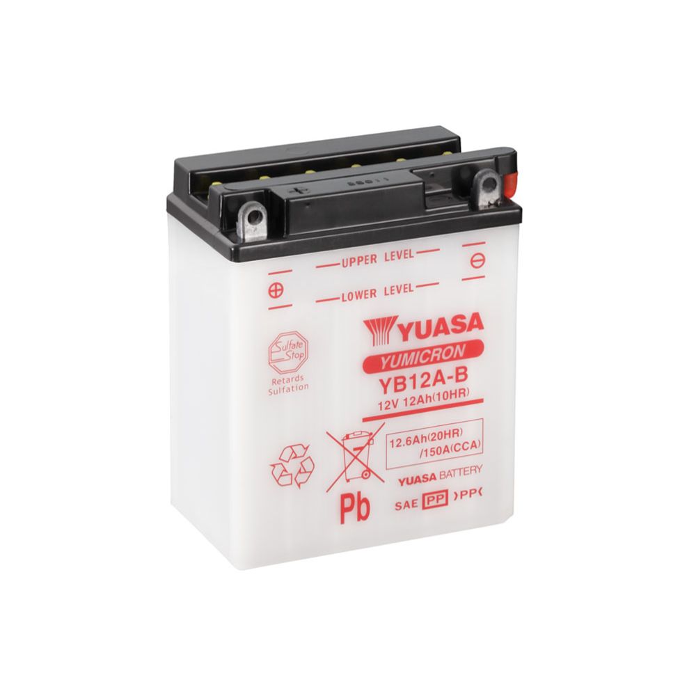 Yuasa MP-akku 12V 12Ah "YB12A-B"