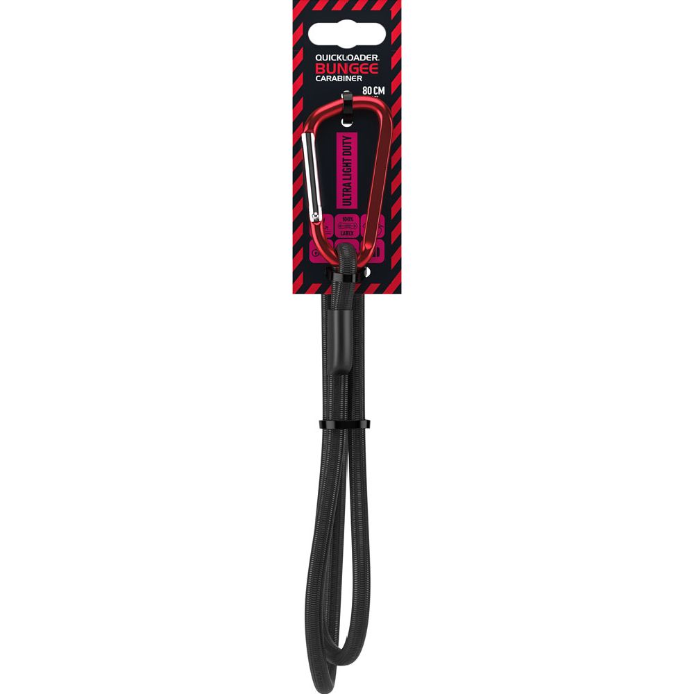 Quickloader karabiinidega kinnituskumm, 80 cm x 8 mm