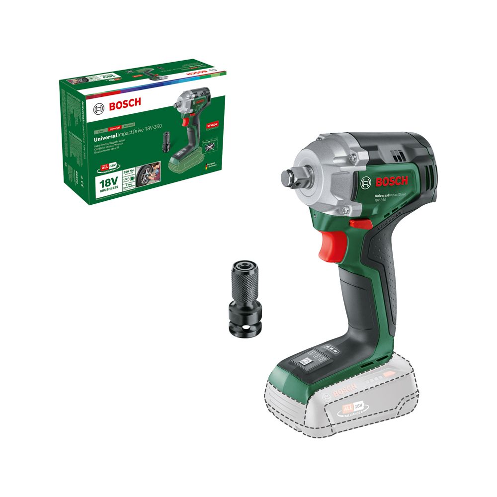 Bosch UniversalImpactDrive 18V 350 akkuiskumutterinväännin runko