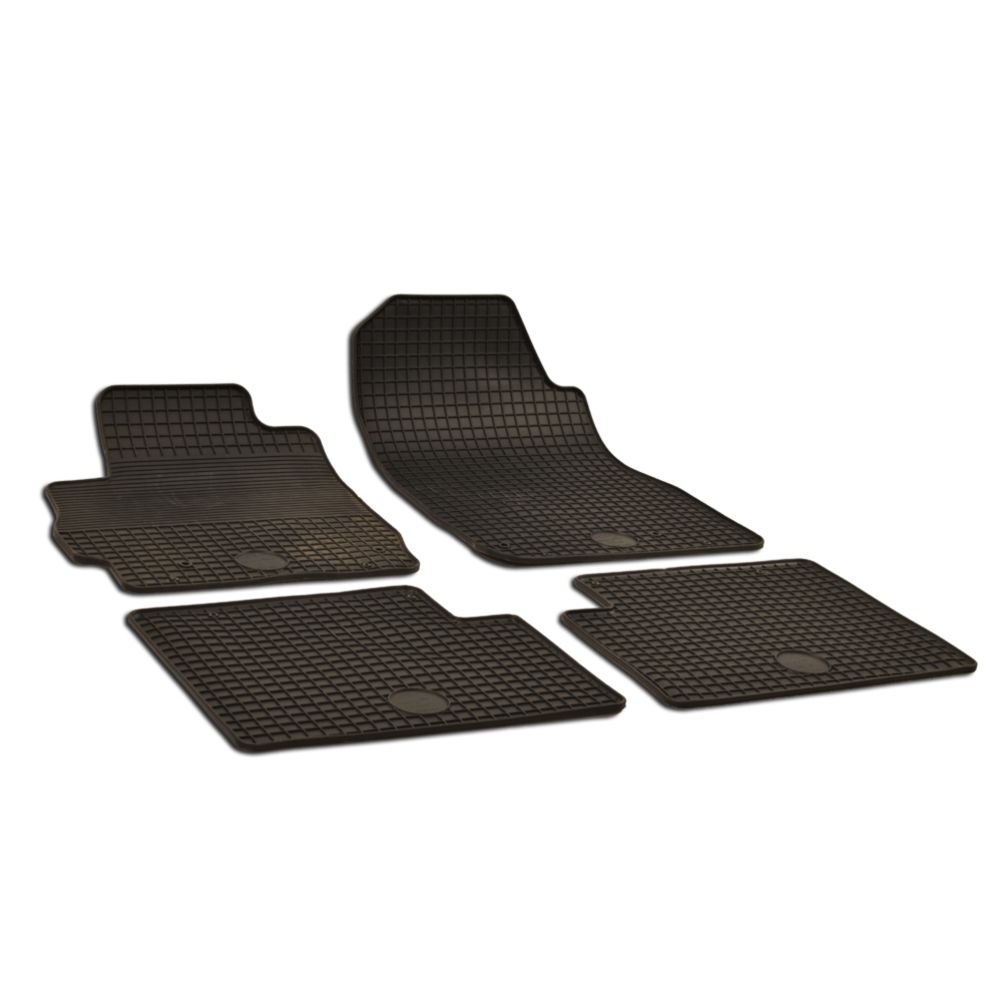 Kummimattide komplekt, Mazda 2, 2007—2014, must