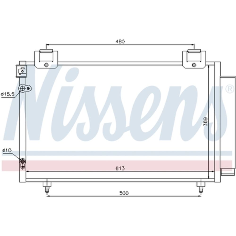 Ilmastointilaitteen lauhdutin 30-00530