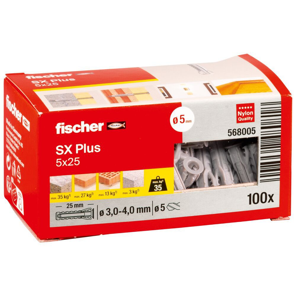 Fischer SX Plus nailontulppa