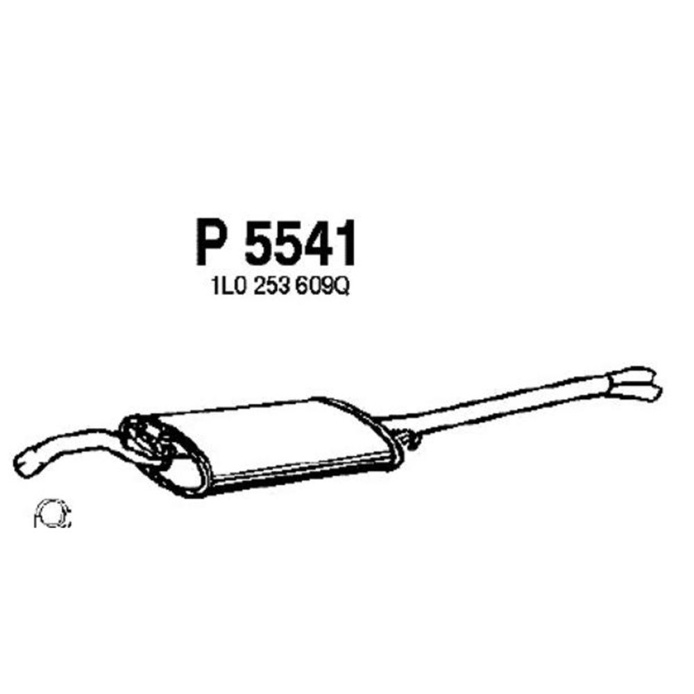 Takaäänenvaimentaja 14-5566