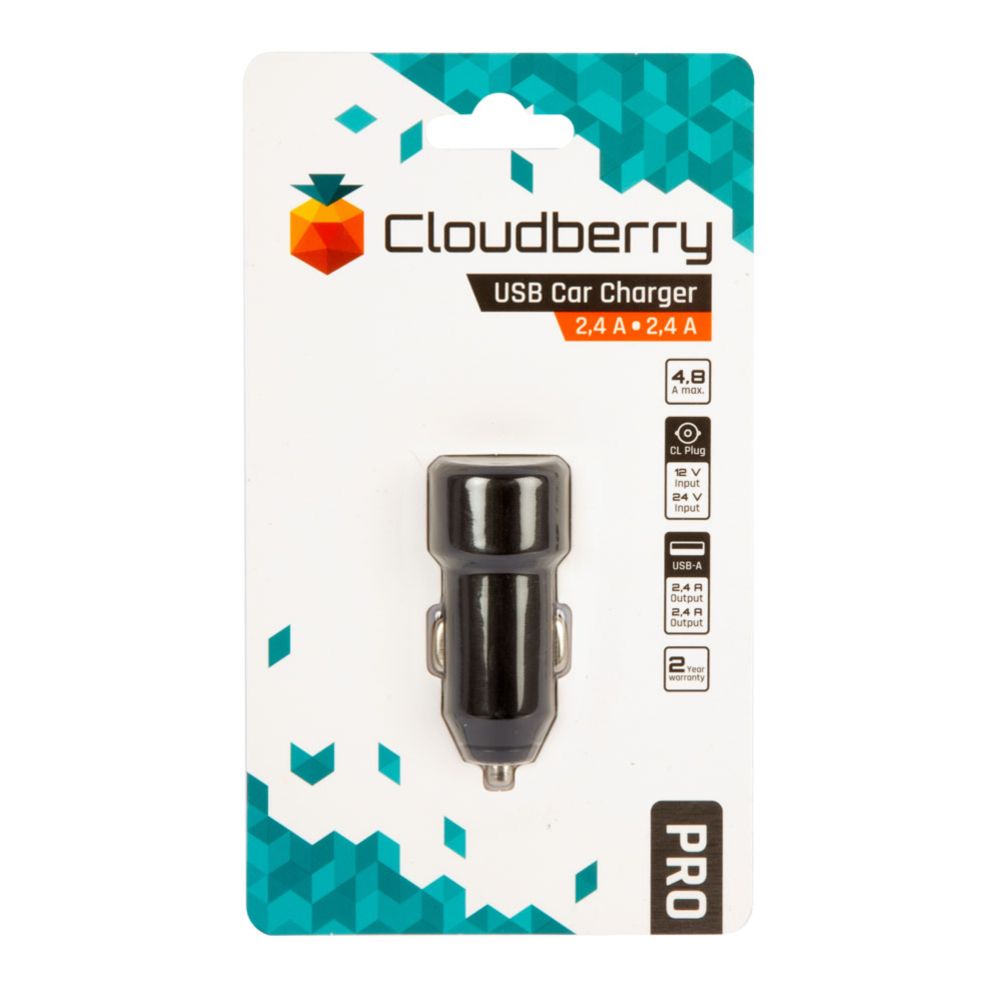 Cloudberry 4,8 A autolaturi 2 x USB 2,4 A