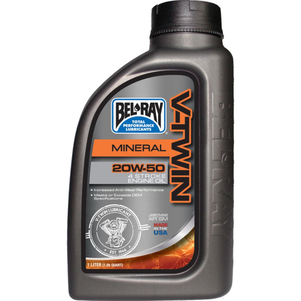 Bel Ray V-Twin 20W-50 1 L mineraali