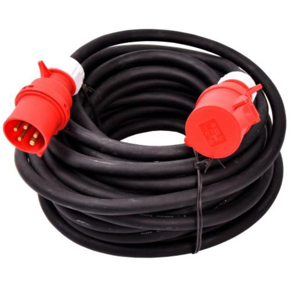 Airam pikendusjuhe, 5 klemmi, 400 V, 32 A, 20 m