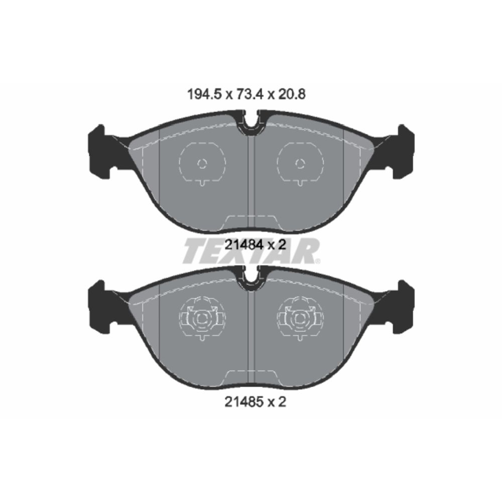Piduriklotside komplekt 97-23332