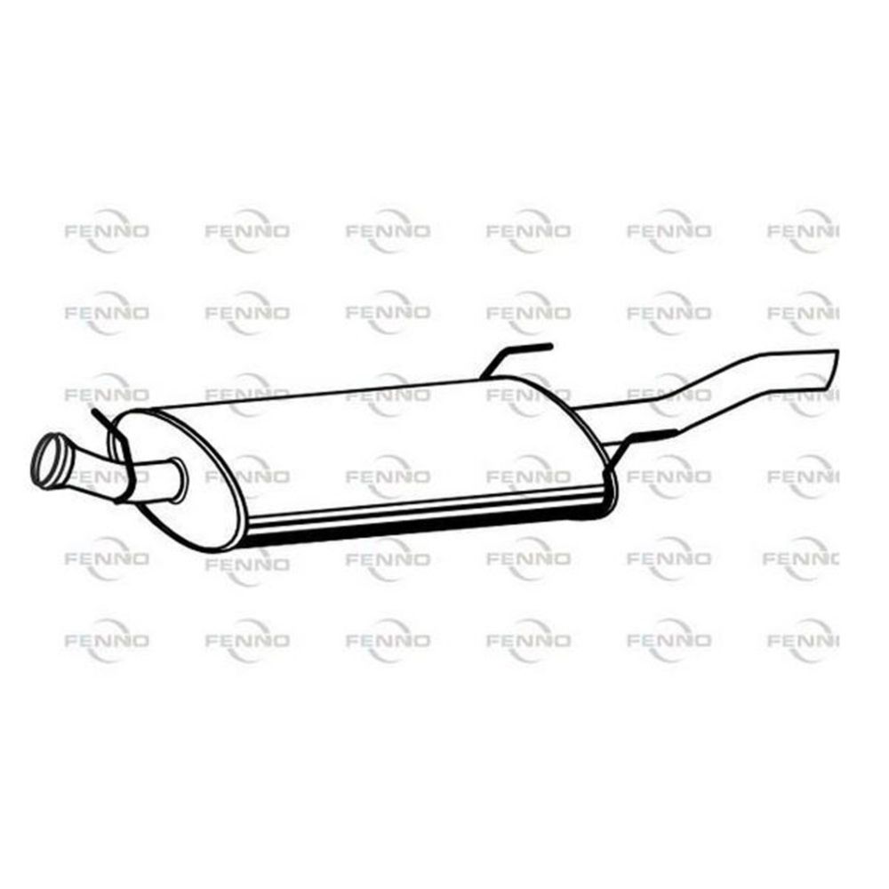 Takaäänenvaimentaja 14-5378