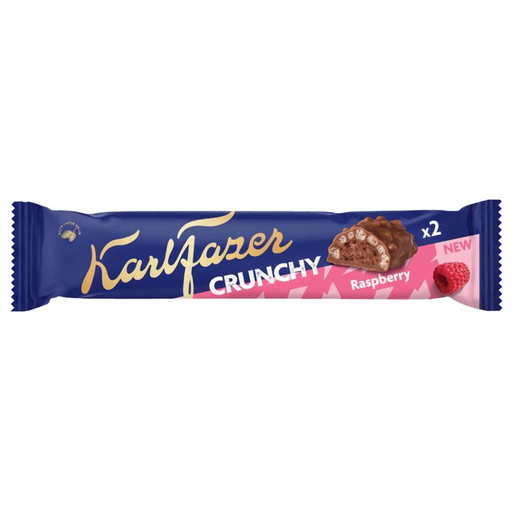 Karl Fazer Crunchy Vadelma suklaapatukka 50 g