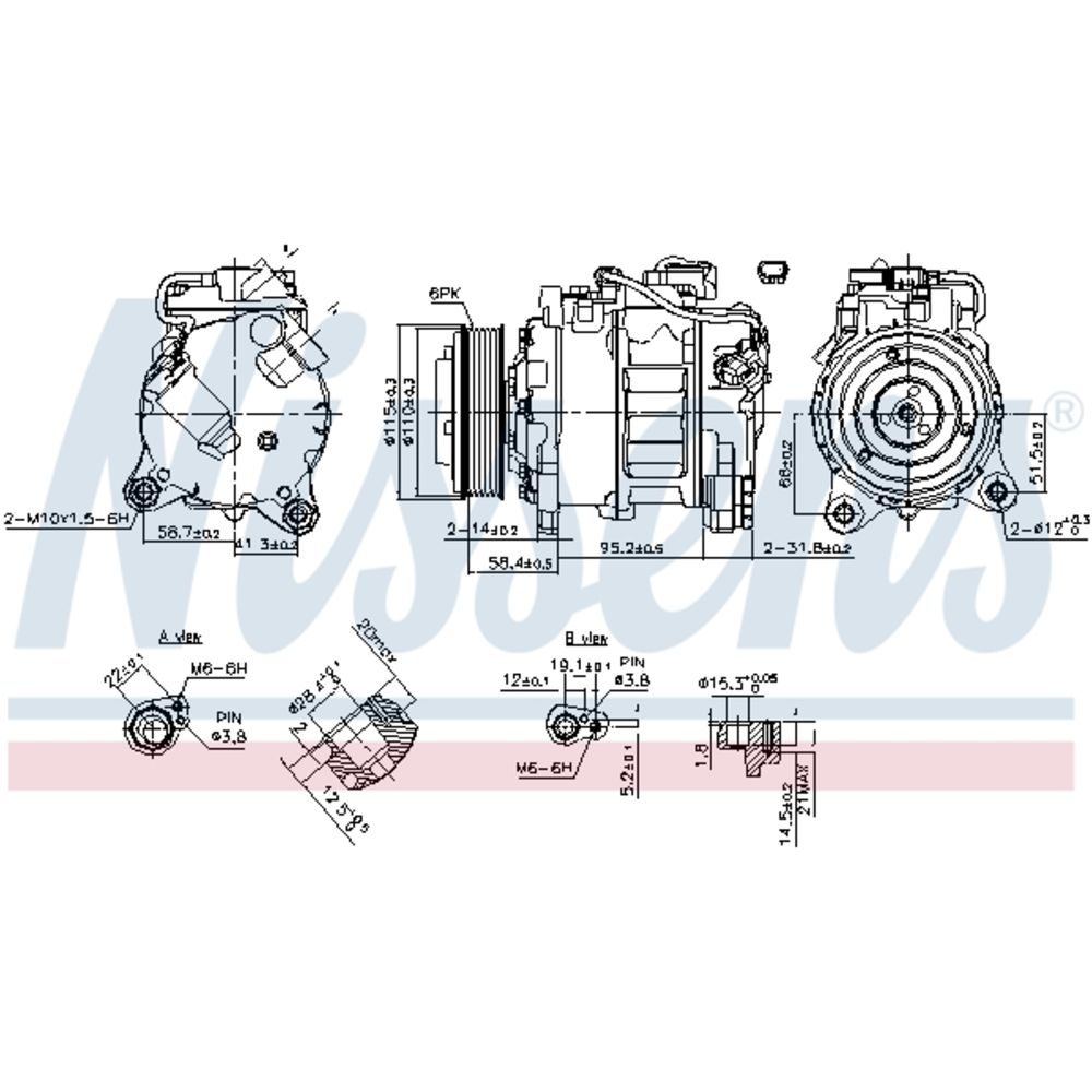 Ilmastointilaitteen kompressori 30-00321